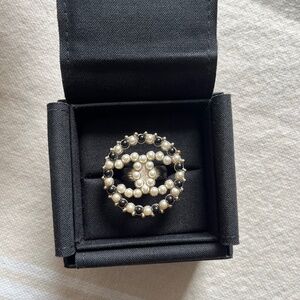 Chanel CC pearl ring